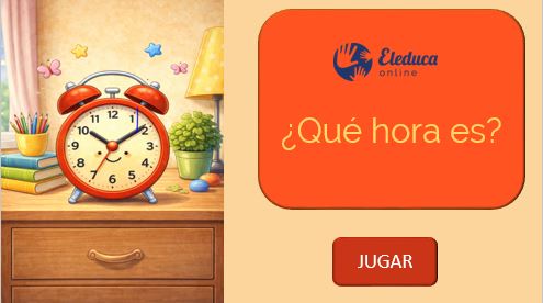 El reloj despertador como incentivo para aprender la hora